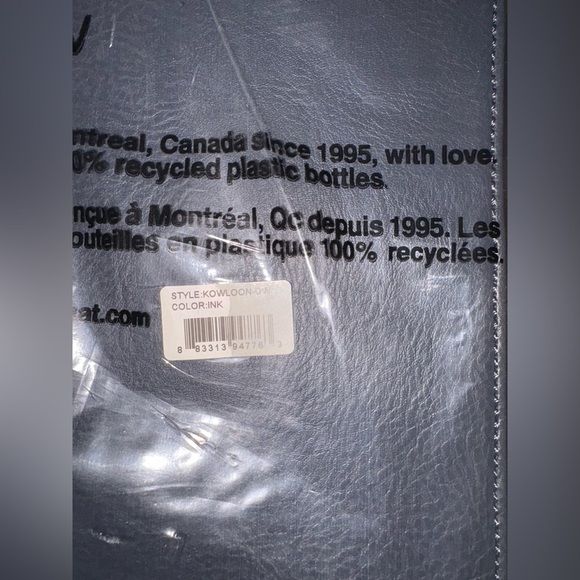 Matt & Nat Dwell Leather Backpack - Black - Brand New - Picture 4 of 12